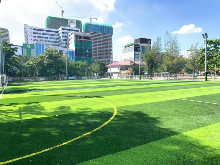 A pro's top football club in Cambodia built by UNIGRASS