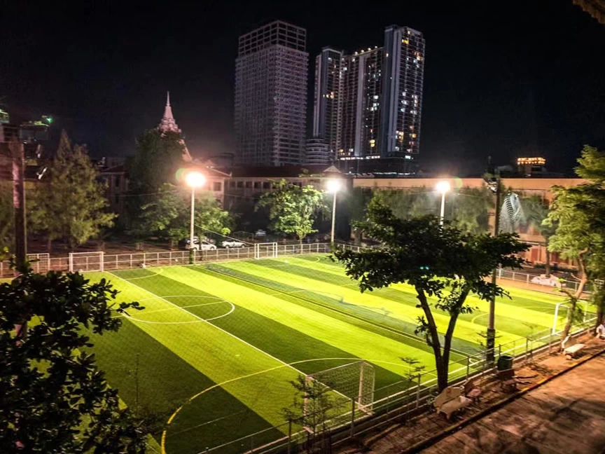 A pro's top football club in Cambodia built by UNIGRASS