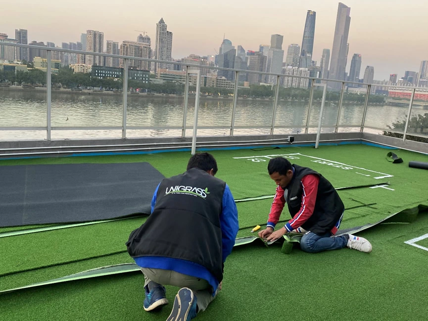 UNIGRASS builds the most beautiful riverside gym in Guangzhou China