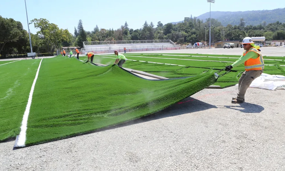 How long does an artificial grass for sports fields last?