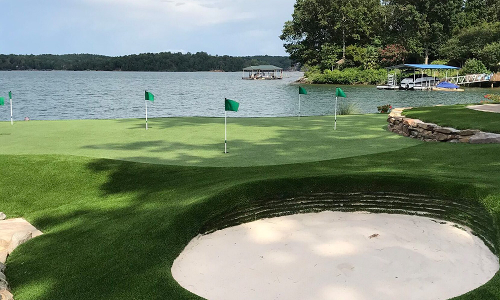 Artificial turf for golf course