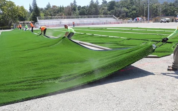 How long does an artificial grass for sports fields last?