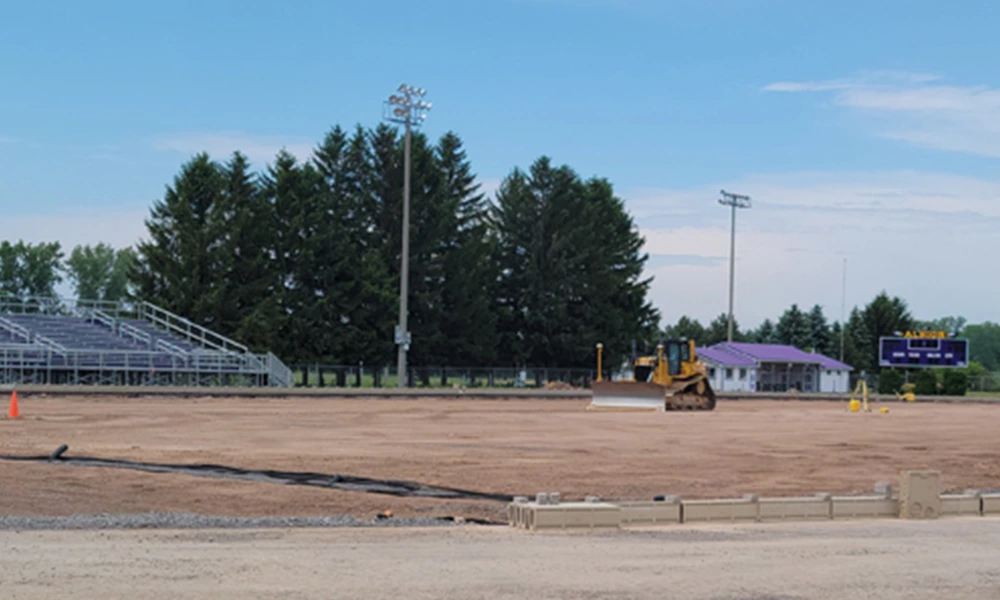 What to prepare before starting a football field project?