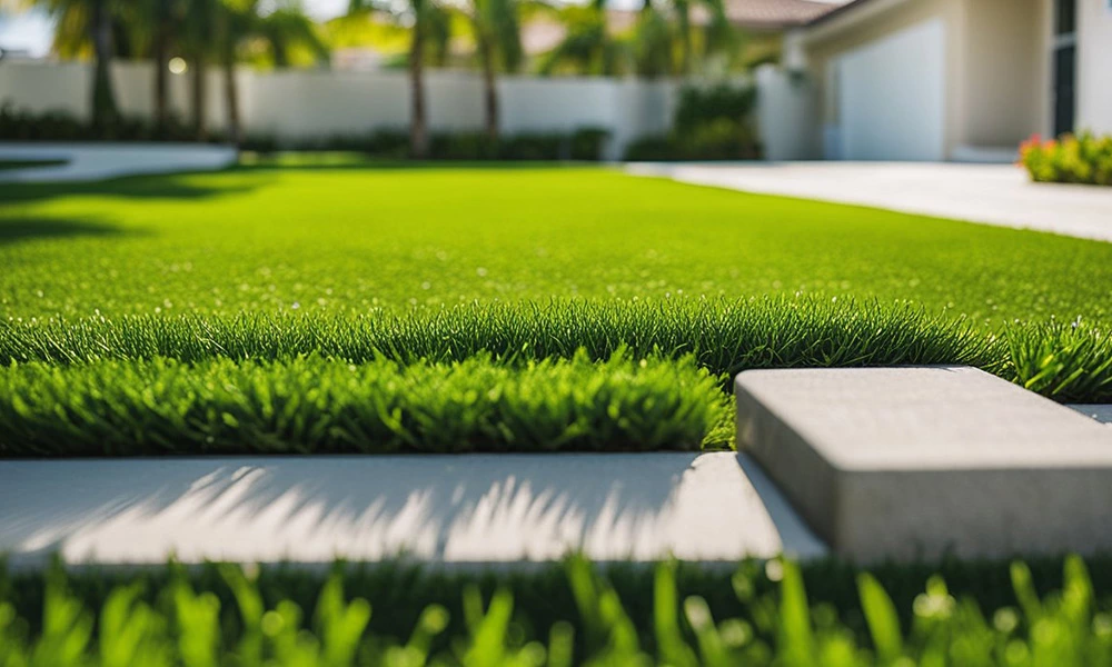 What is artificial grass made of?