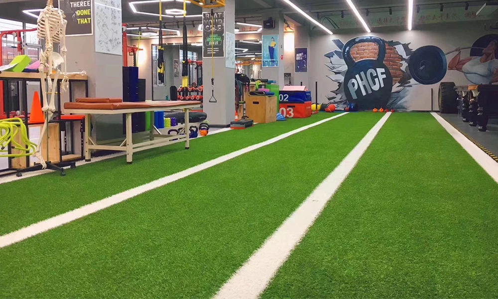 Artificial turf in gyms: a new choice for health and environmental protection