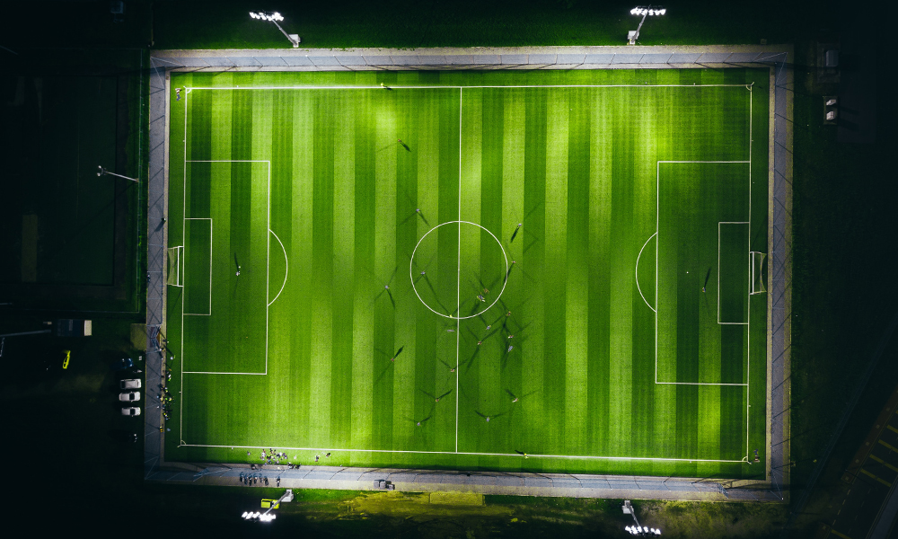 artificial grass soccer field