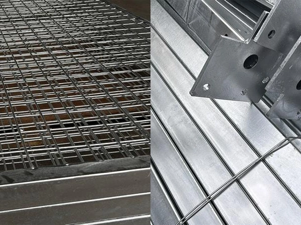 Hot-dip galvanized frame