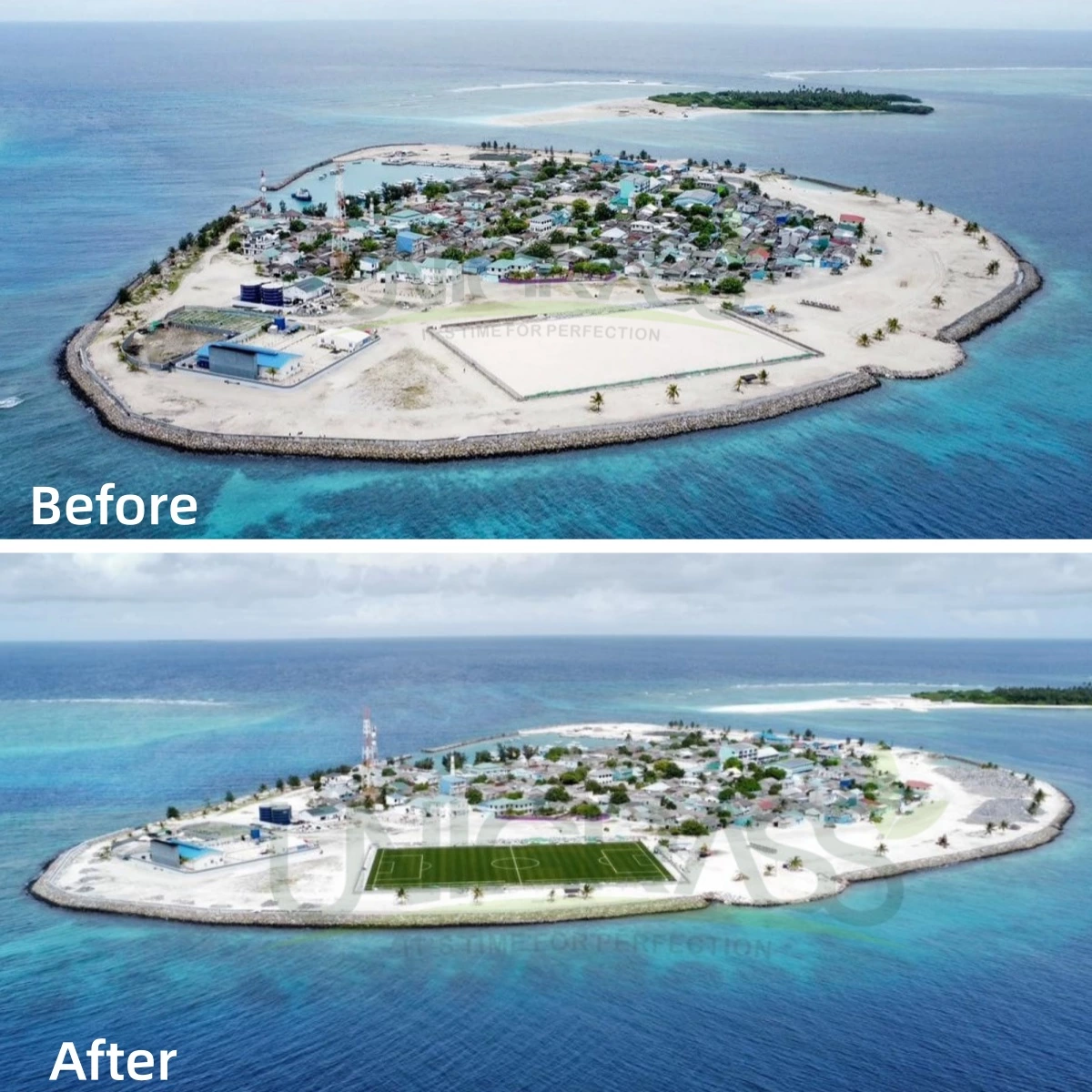 Maldives Football Field Project Results and Outcomes