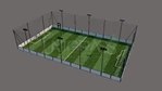 Cage Football Court | Football Grass
