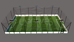 Cage Football Court | Football Grass