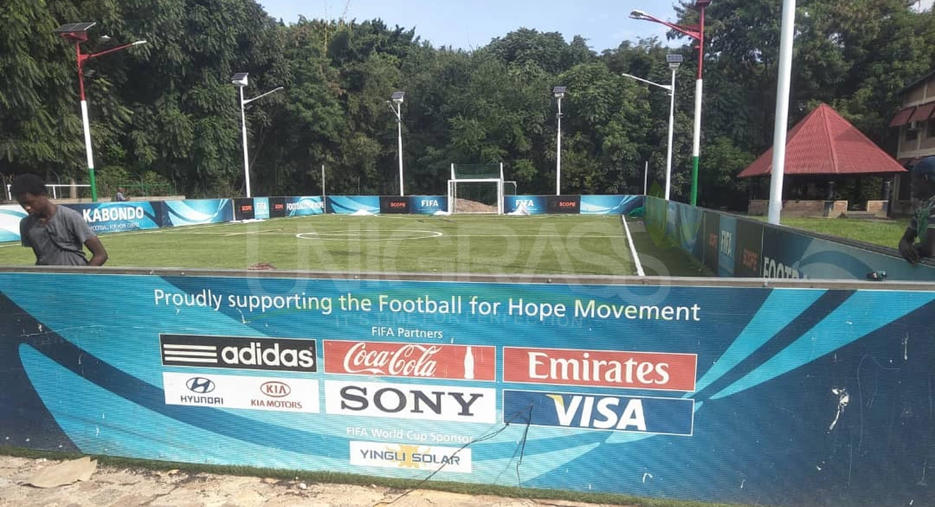 Standard Artificial Grass Football Pitch in Burundi