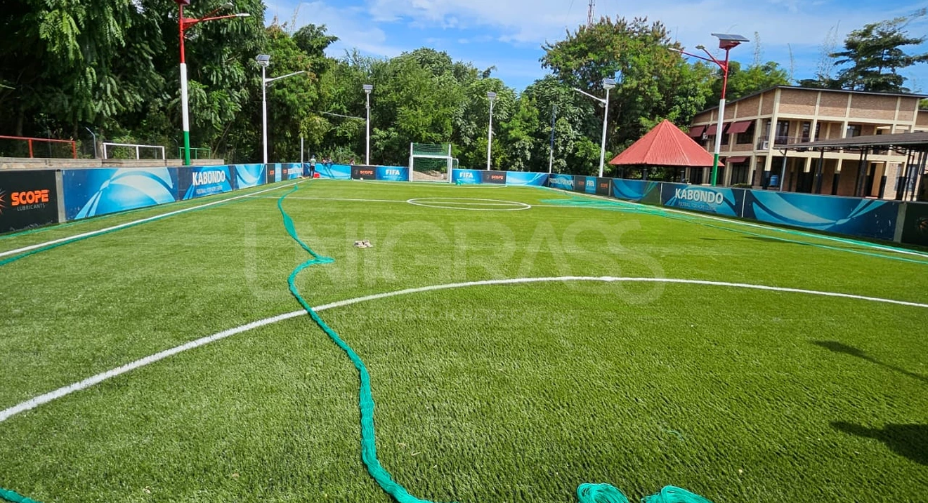 Standard Artificial Grass Football Pitch in Burundi