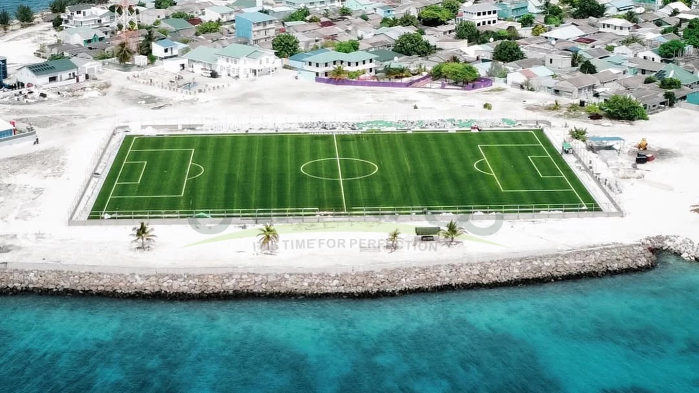 Artificial Turf Football Field in Komandoo, Maldives