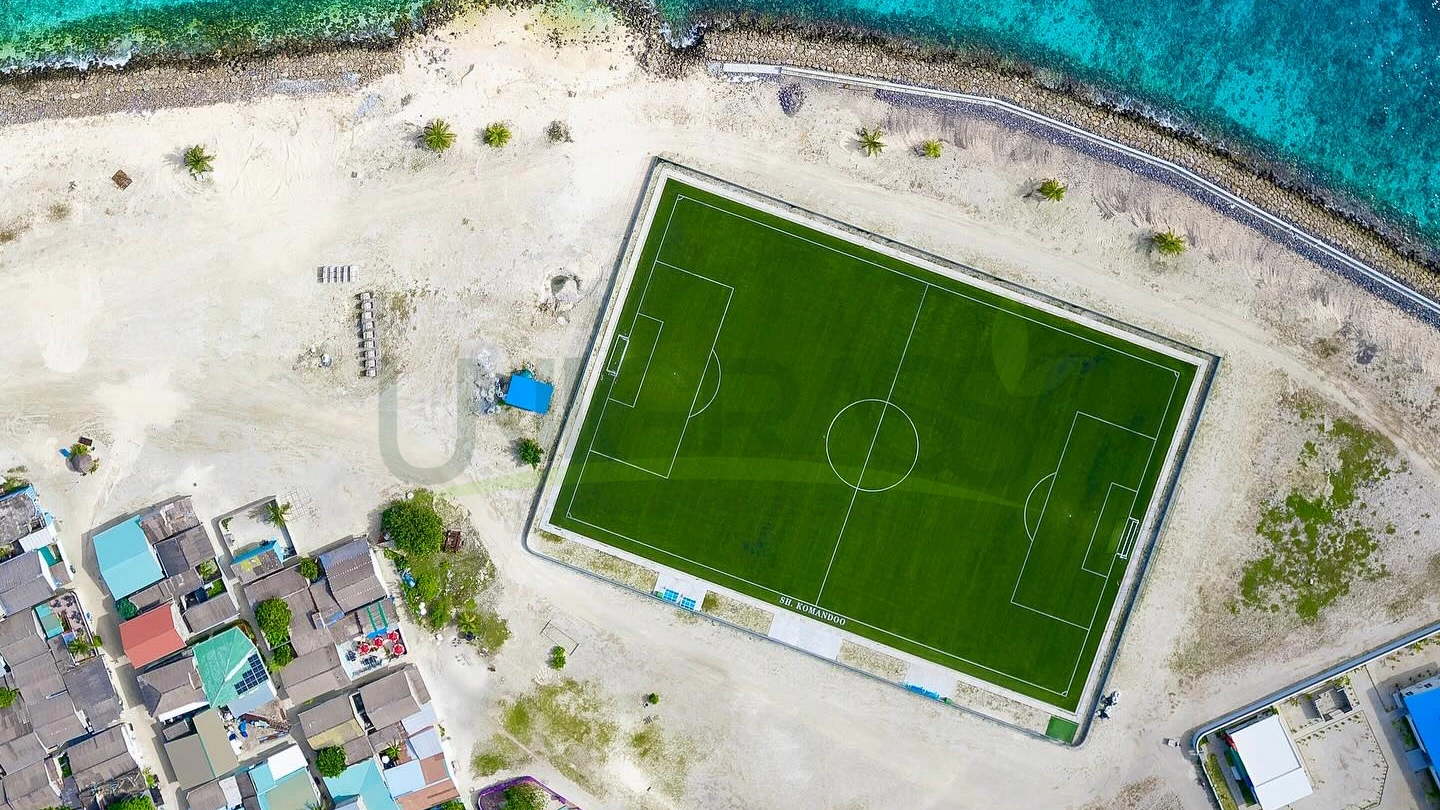 Artificial Turf Football Field in Komandoo, Maldives