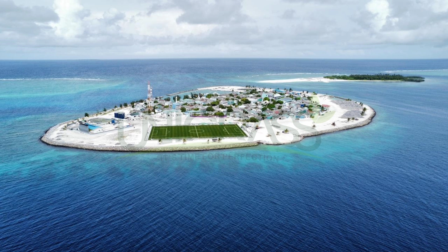 Artificial Turf Football Field in Komandoo, Maldives