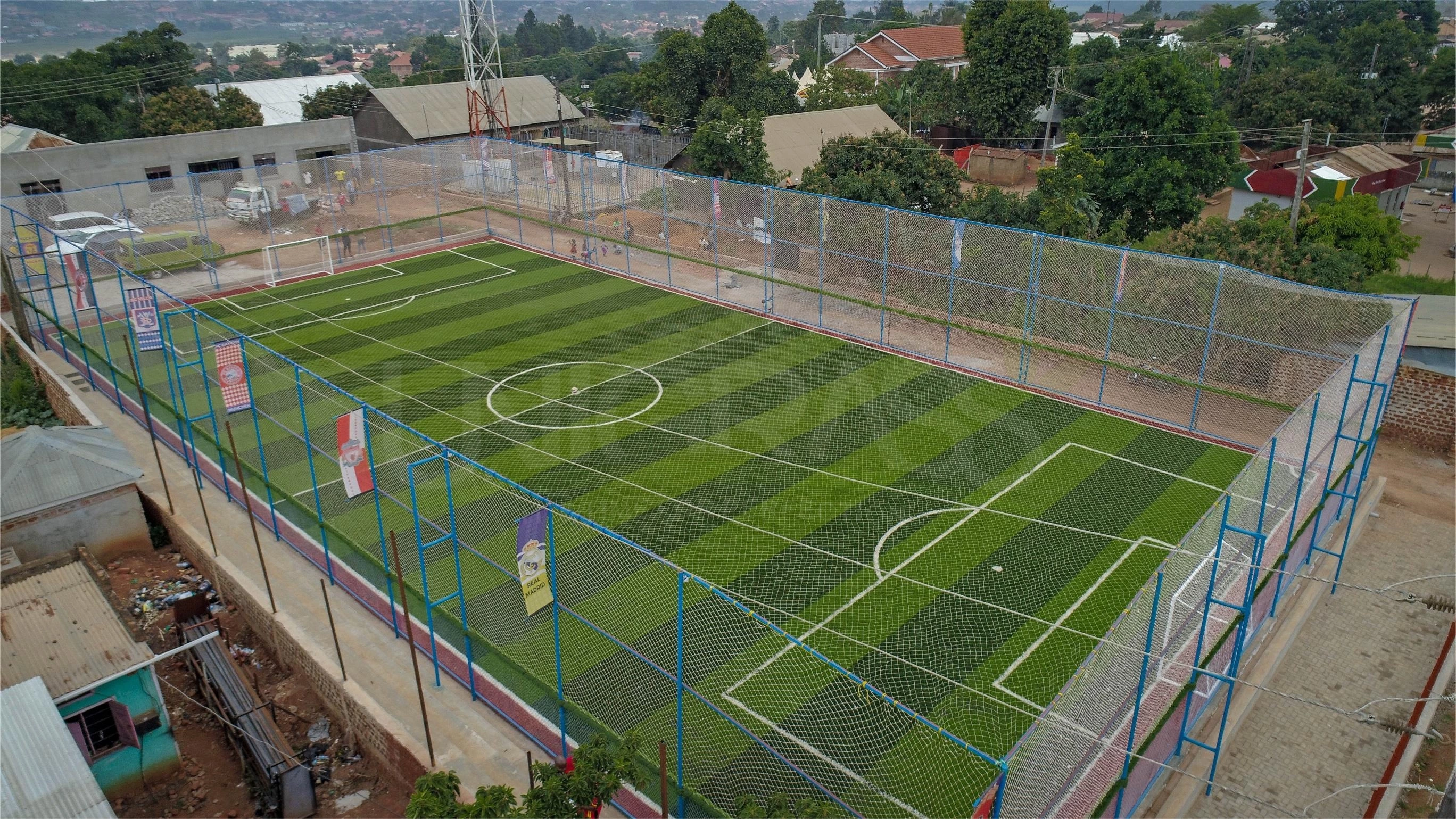 Artificial Grass Cage Football Pitch in South Africa